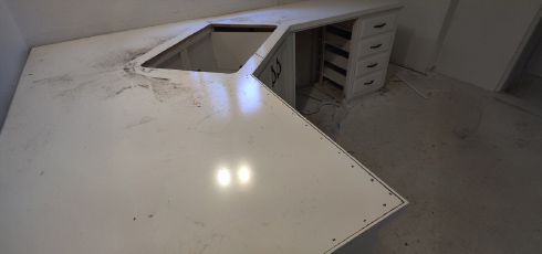 Countertop Refinishing Project 1 Before 